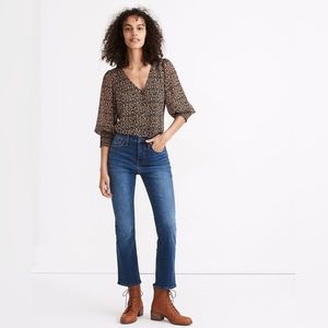 Madewell Cali Demi-Boot Jeans in Lockwood Wash Size 29
